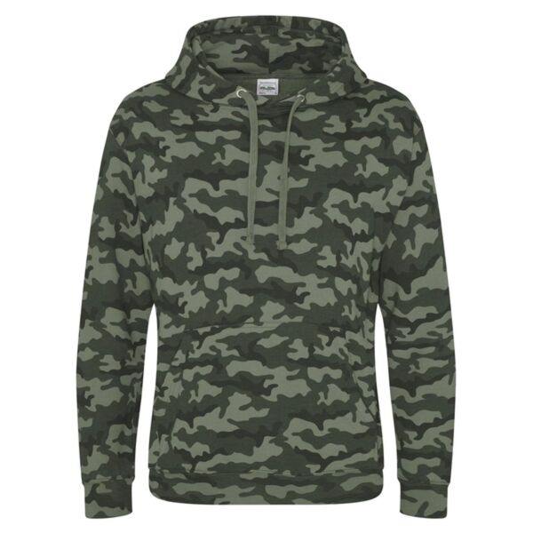 Unisex Camo Hooded Sweatshirt Thumbnail