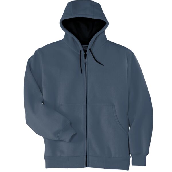 Heavyweight Full Zip Hooded Sweatshirt with Thermal Lining Thumbnail