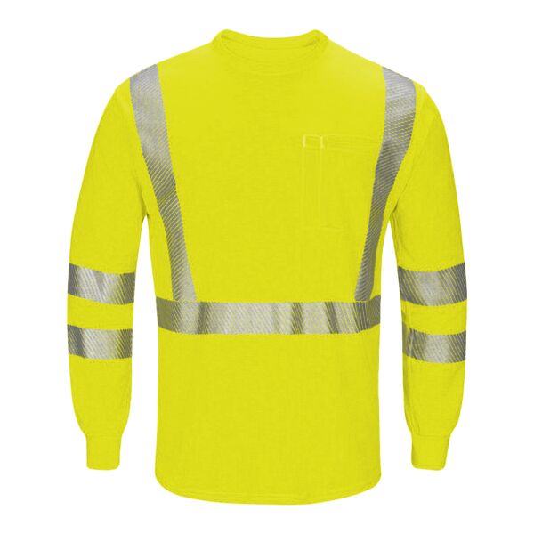 Men's Tall Hi-Visibility Lightweight Long Sleeve T-Shirt Thumbnail