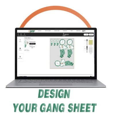 Create Artwork - 22x96 DTF Gang Sheet Thumbnail