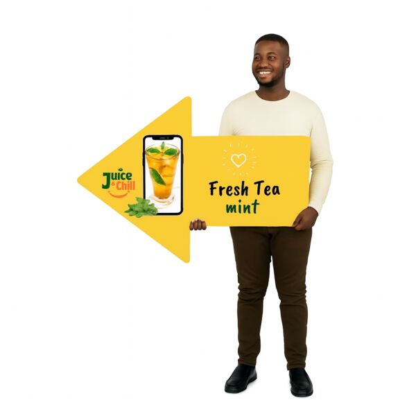 Custom Directional Arrow Signs – Coroplast or PVC Thumbnail